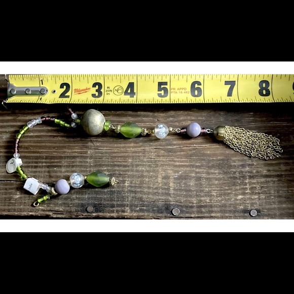 Katherine's Collection Glass Beaded Tassel Christmas Ornament Decorations x8 - Picture 2 of 10